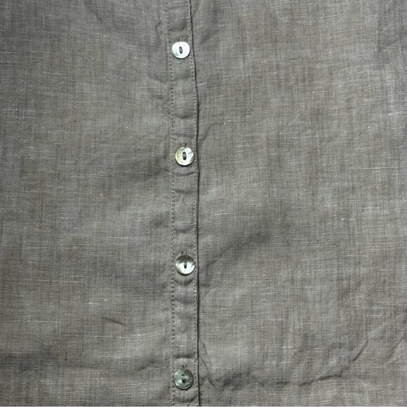 Tahari Women's 100% Linen Color Block Three Quarter Sleeve Dress Sz S - Picture 3 of 8